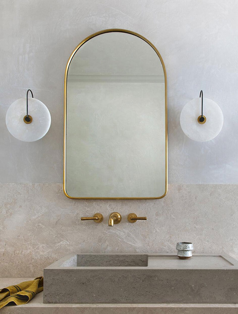 ADA ALABASTER SCONCE 10 par Allied Maker