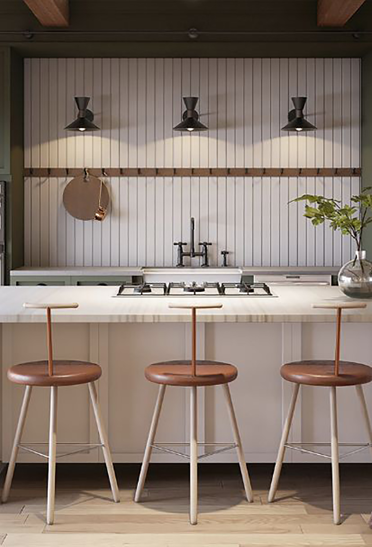 DUAL CONE SCONCE par Allied Maker