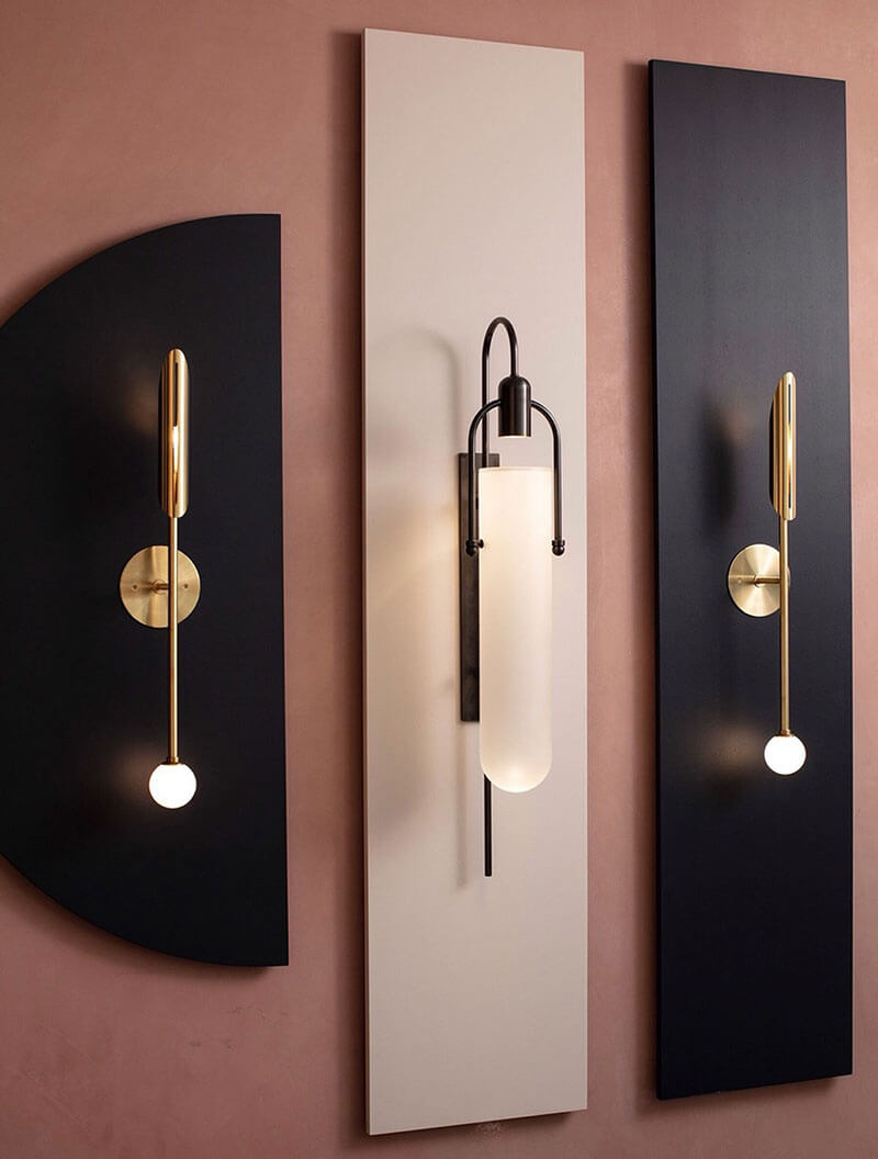 VOYAGER 11 ORB SCONCE par Allied Maker