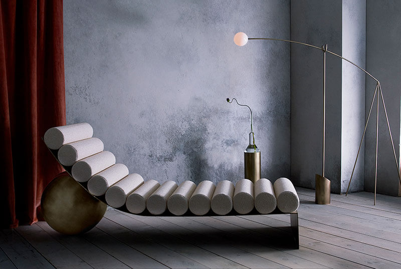 CURVED CHAISE par Anna Karlin