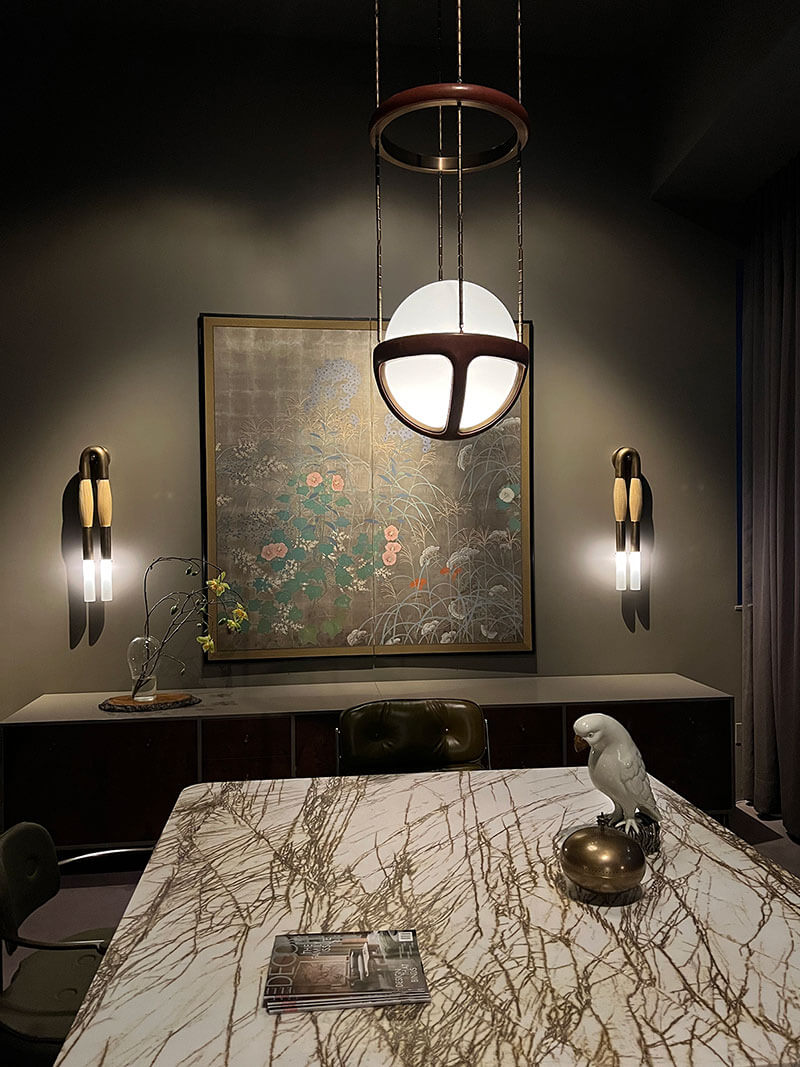 HORSEHAIR SCONCE par Apparatus