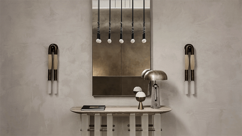 HORSEHAIR SCONCE par Apparatus