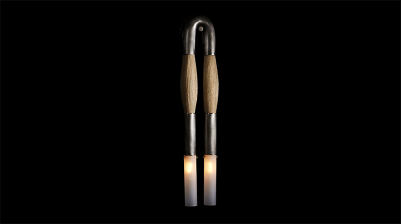 HORSEHAIR SCONCE par Apparatus