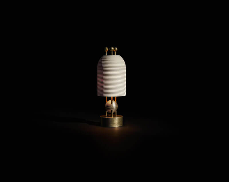 LANTERN TABLE LAMP par Apparatus