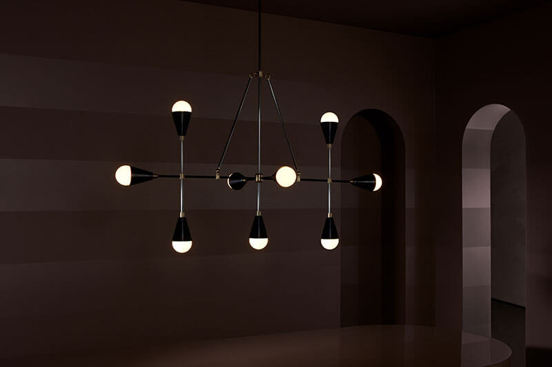 TRIAD 9 LINEAR PENDANT par Apparatus