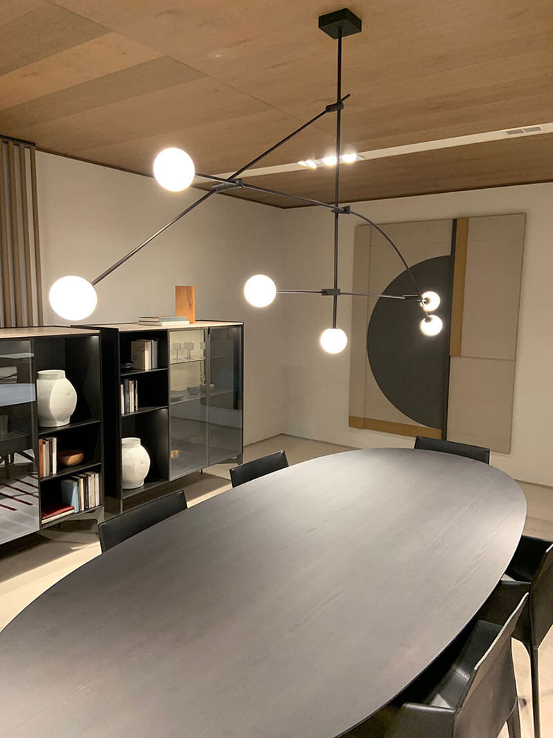 TEMPO 8 WIDE CHANDELIER par Atelier de Troupe