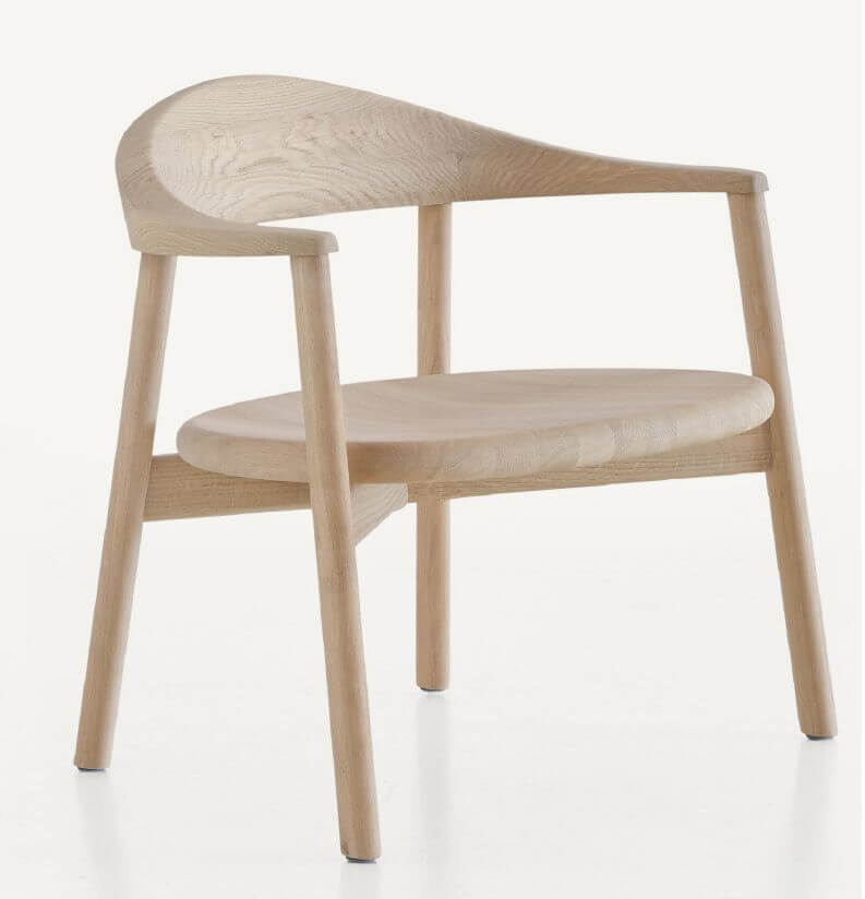 PEBBLE LOUNGE ARMCHAIR par BassamFellows