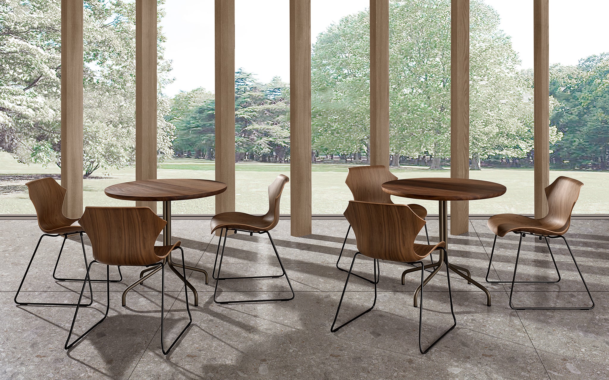 PETAL ARMLESS CHAIR par BassamFellows