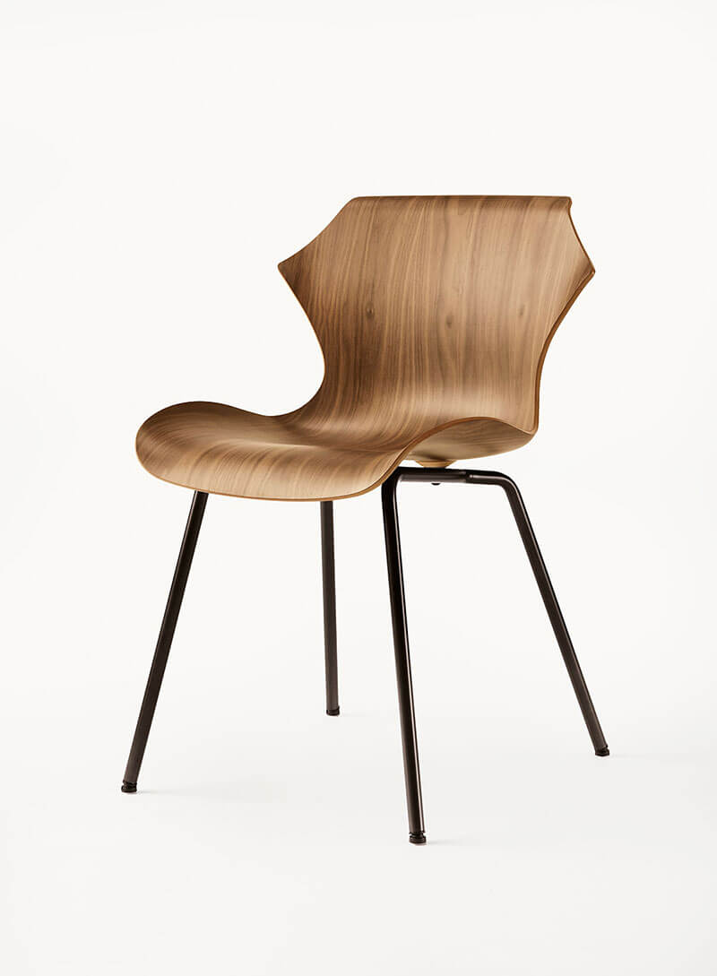 PETAL ARMLESS CHAIR par BassamFellows