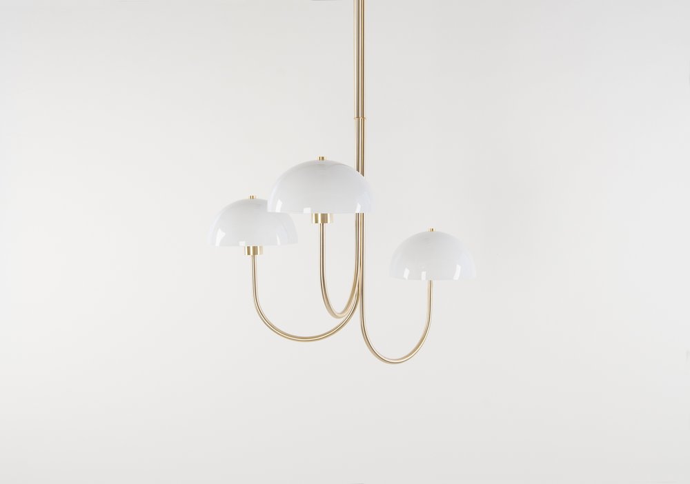 WILLA CHANDELIER - 3 LIGHT par Ben & Aja Blanc