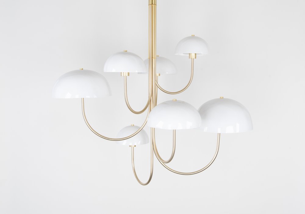WILLA CHANDELIER - 7 LIGHT par Ben & Aja Blanc