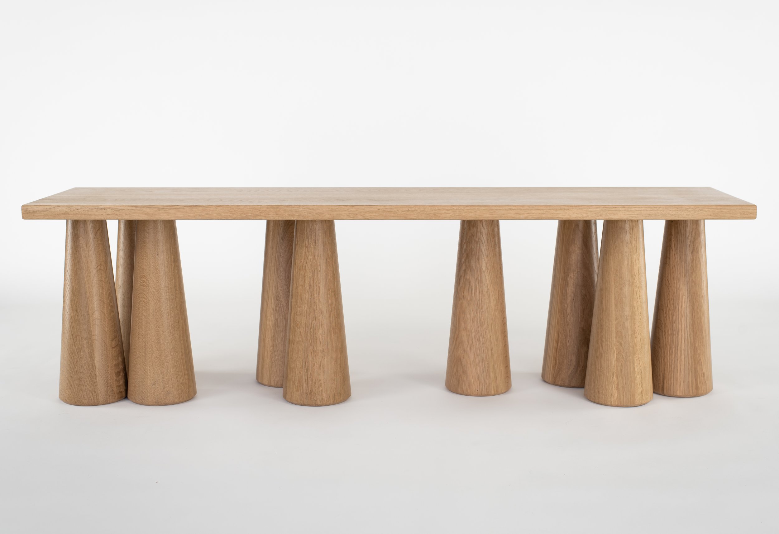PILLAR BENCH par Ben & Aja Blanc