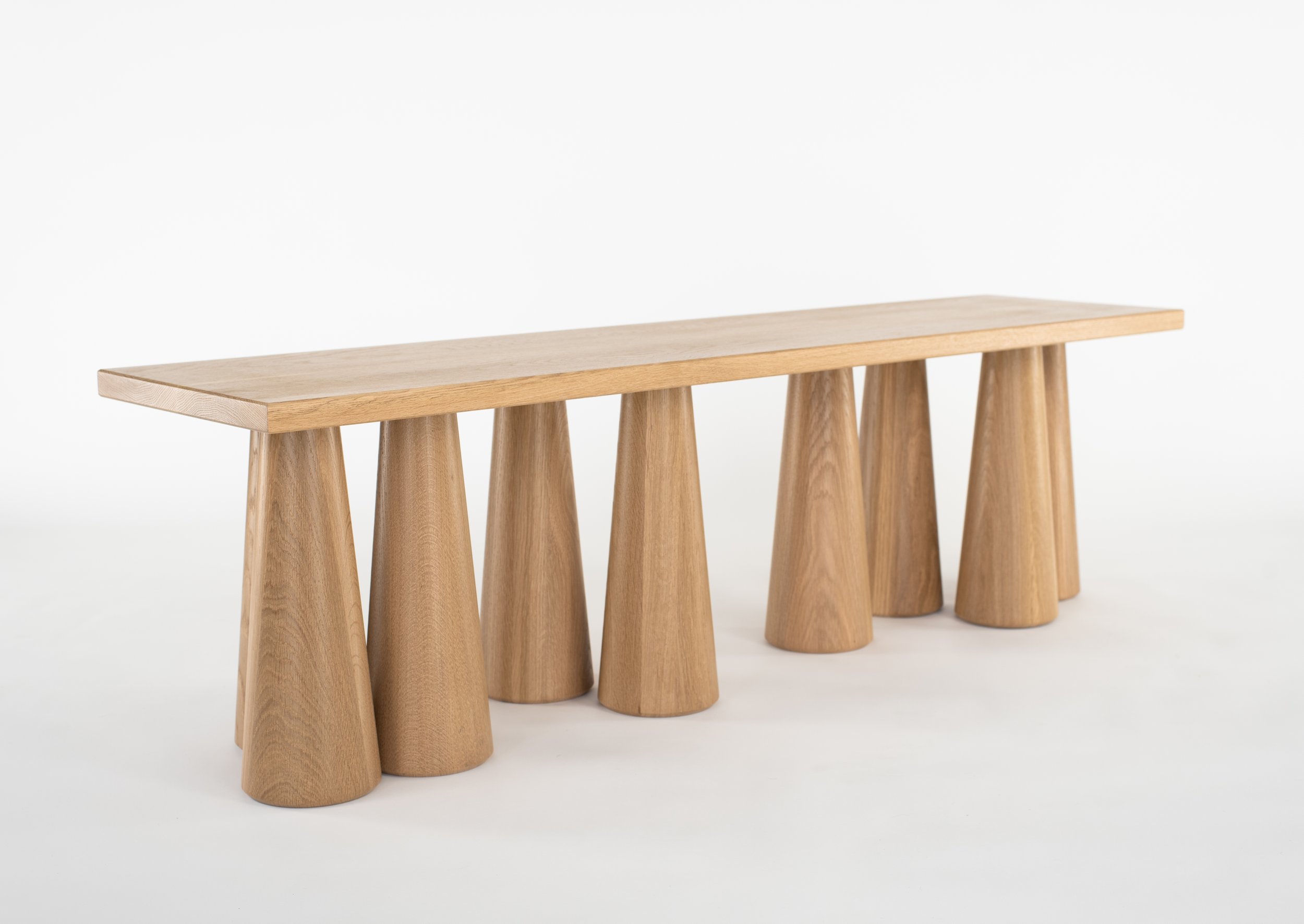 PILLAR BENCH par Ben & Aja Blanc