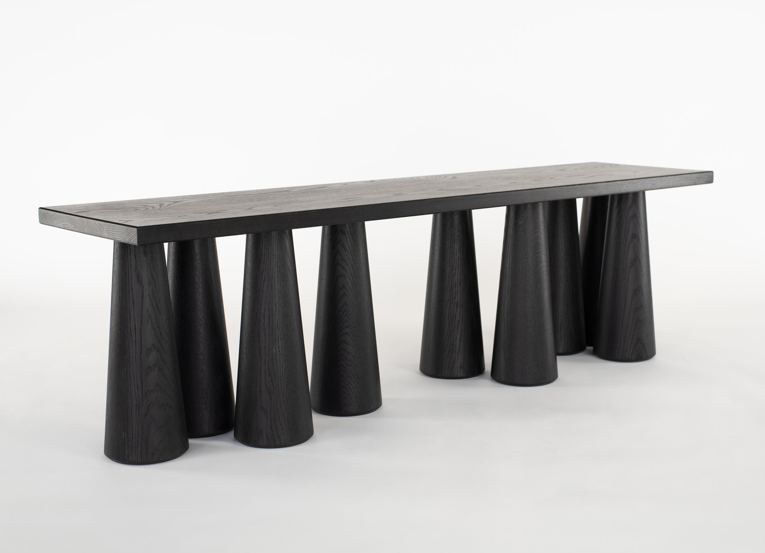 PILLAR BENCH par Ben & Aja Blanc