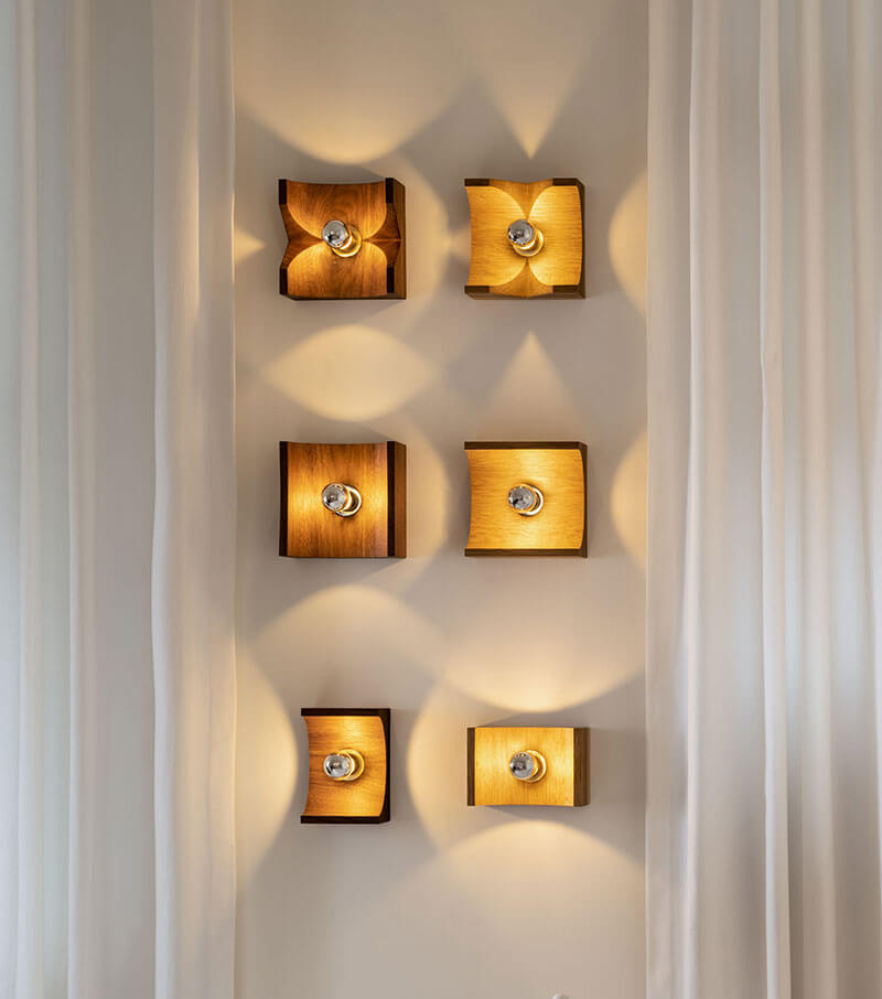 WOOD SCONCE par Blue Green Works