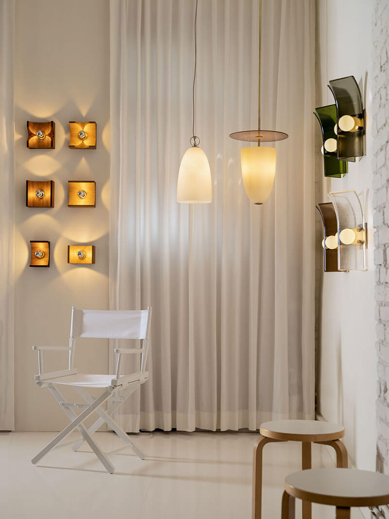 WOOD SCONCE par Blue Green Works