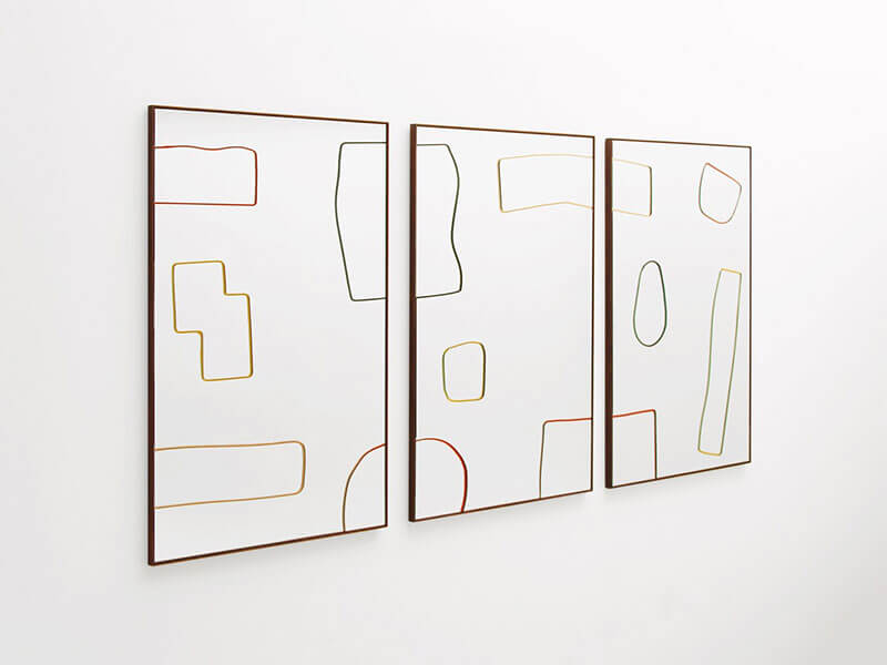 CUTOUTS MIRROR par Bower