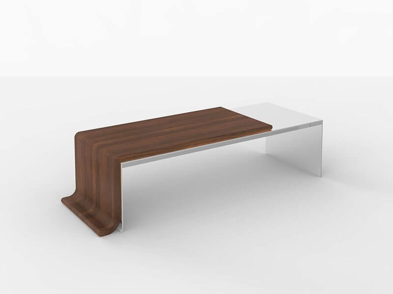 MELT COFFEE TABLE par Bower