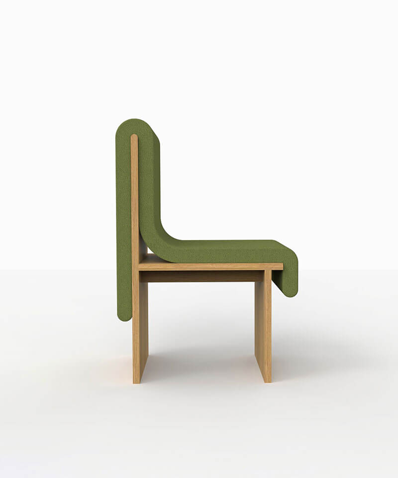 MELT ACCENT CHAIR par Bower