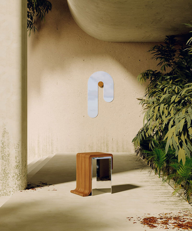 MELT SIDE TABLE par Bower