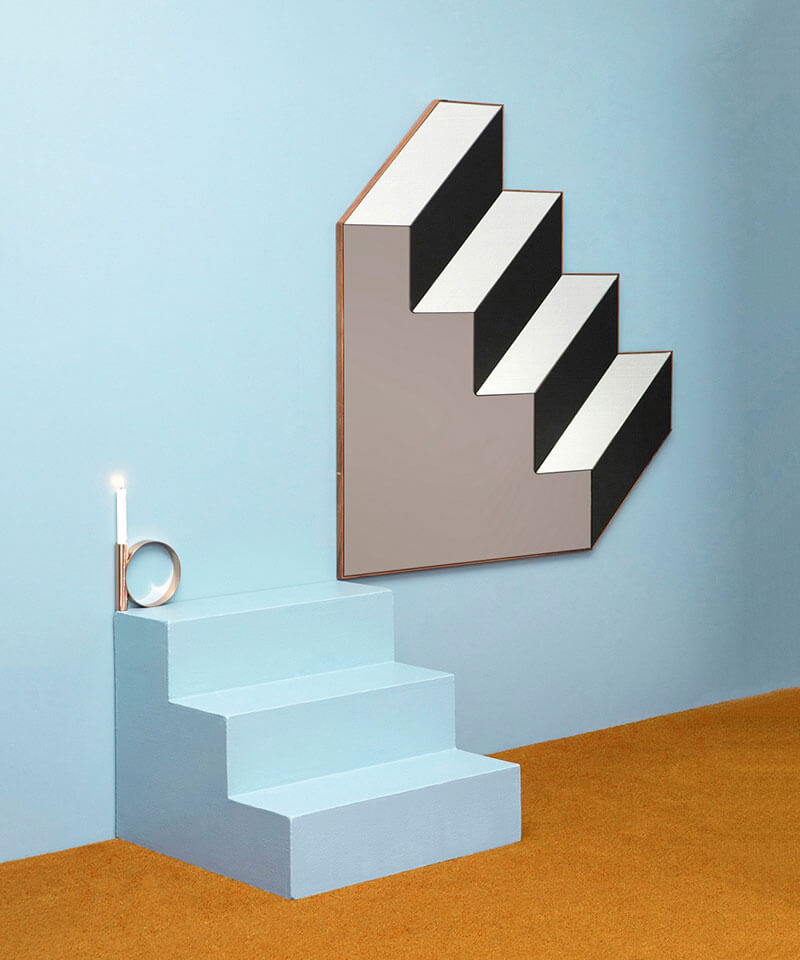 STAIR MIRROR par Bower