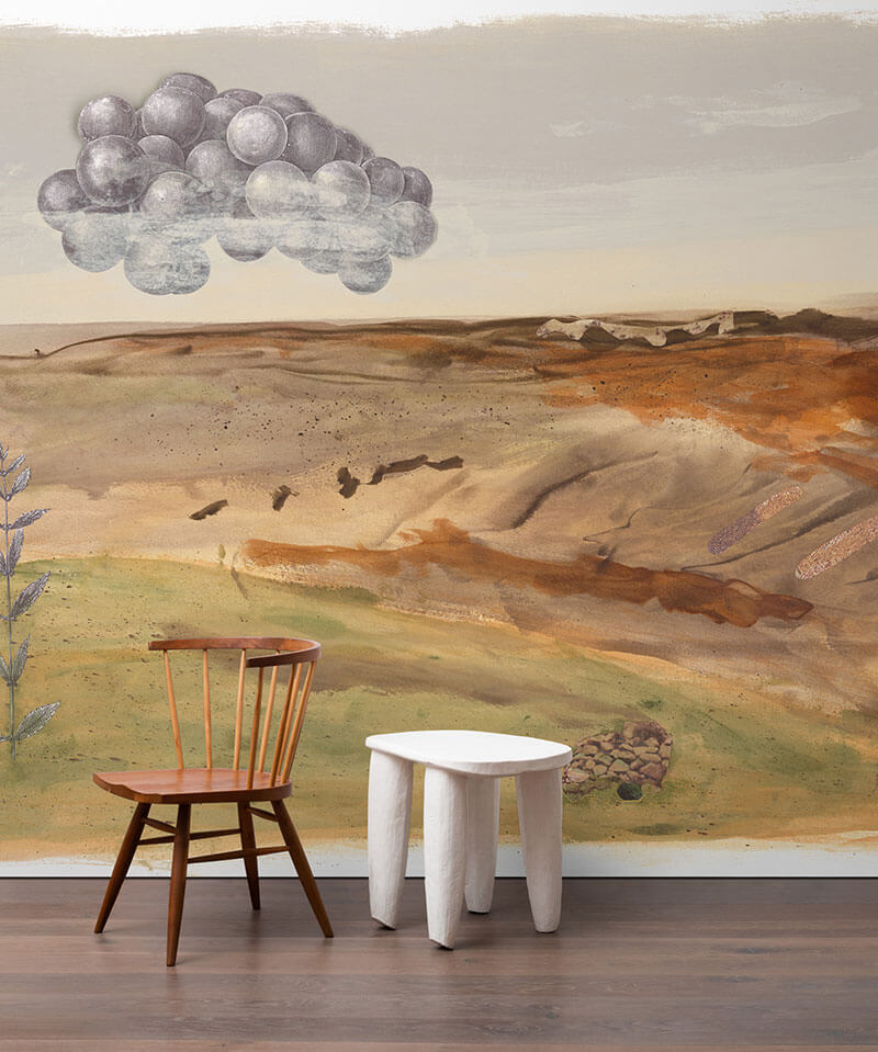 WOODLANDS FIELDS MOORS par Calico Wallpaper