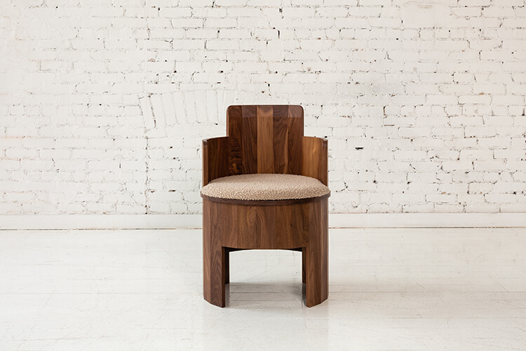 COOPERAGE CHAIR - UPHOLSTERED par Fort Standard
