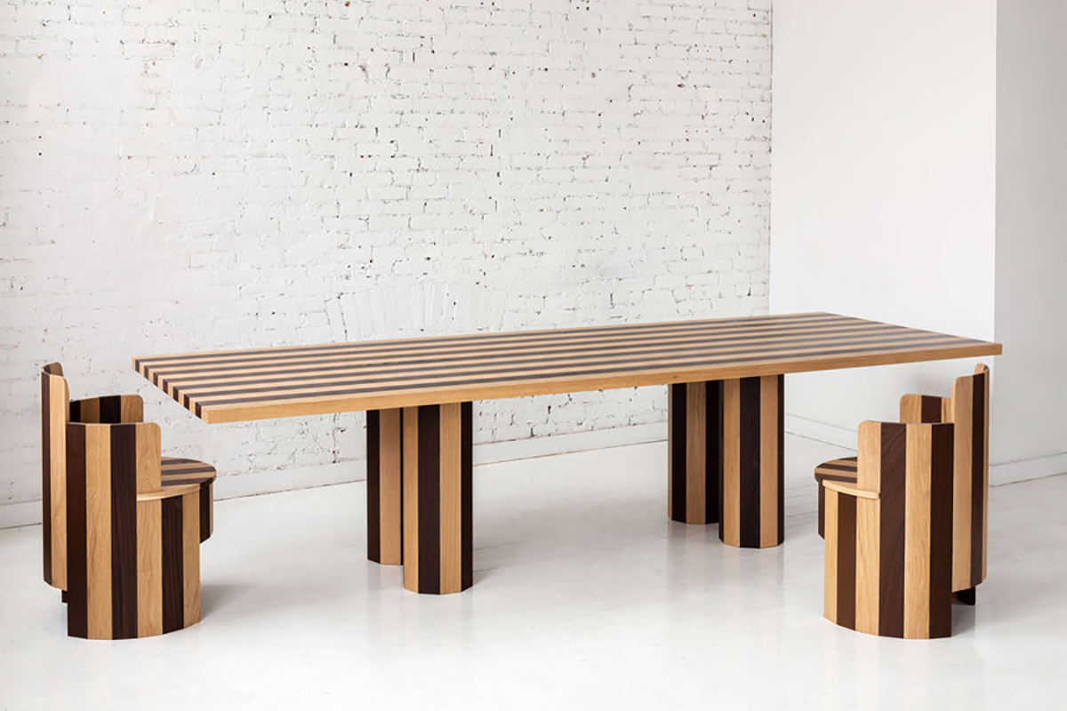 COOPERAGE DINING TABLE - FOUR LEG par Fort Standard