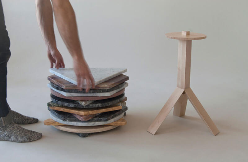 ELEVATE SIDE TABLE par Fort Standard