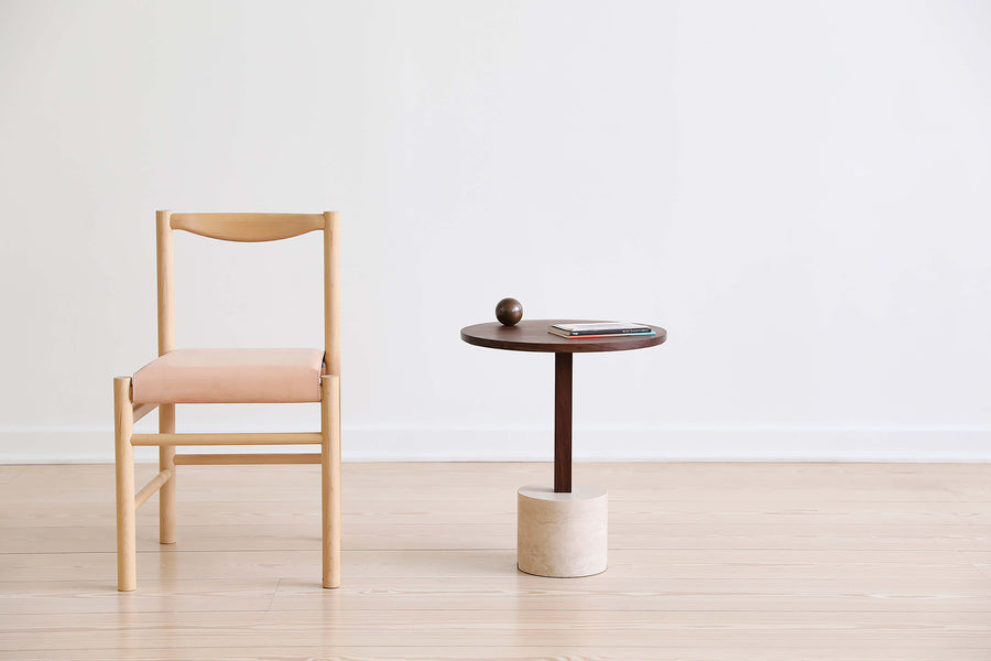 FOUNDATION SIDE TABLE - ROUND par Fort Standard