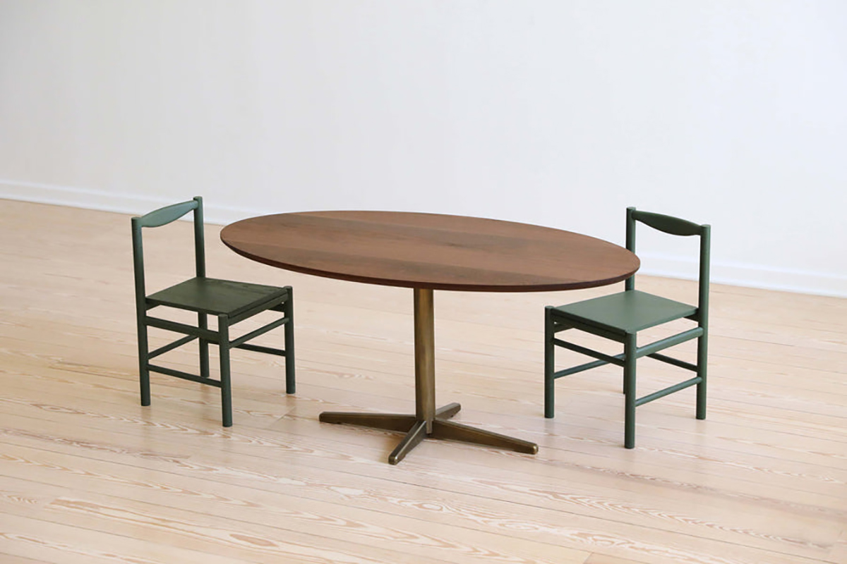 PILLAR DINING TABLE - PEDESTAL par Fort Standard