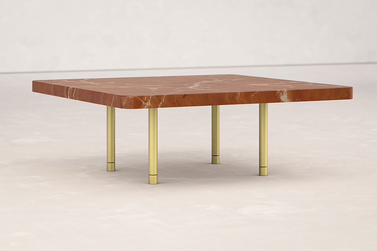 STRATA COFFEE TABLE - SQUARE/RECTANGLE/STONE par Fort Standard
