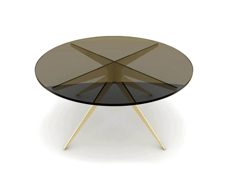 DEAN ROUND COFFEE TABLE par Gabriel Scott