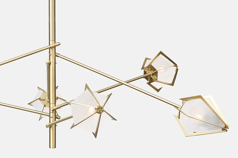 HARLOW LARGE SPOKE CHANDELIER par Gabriel Scott