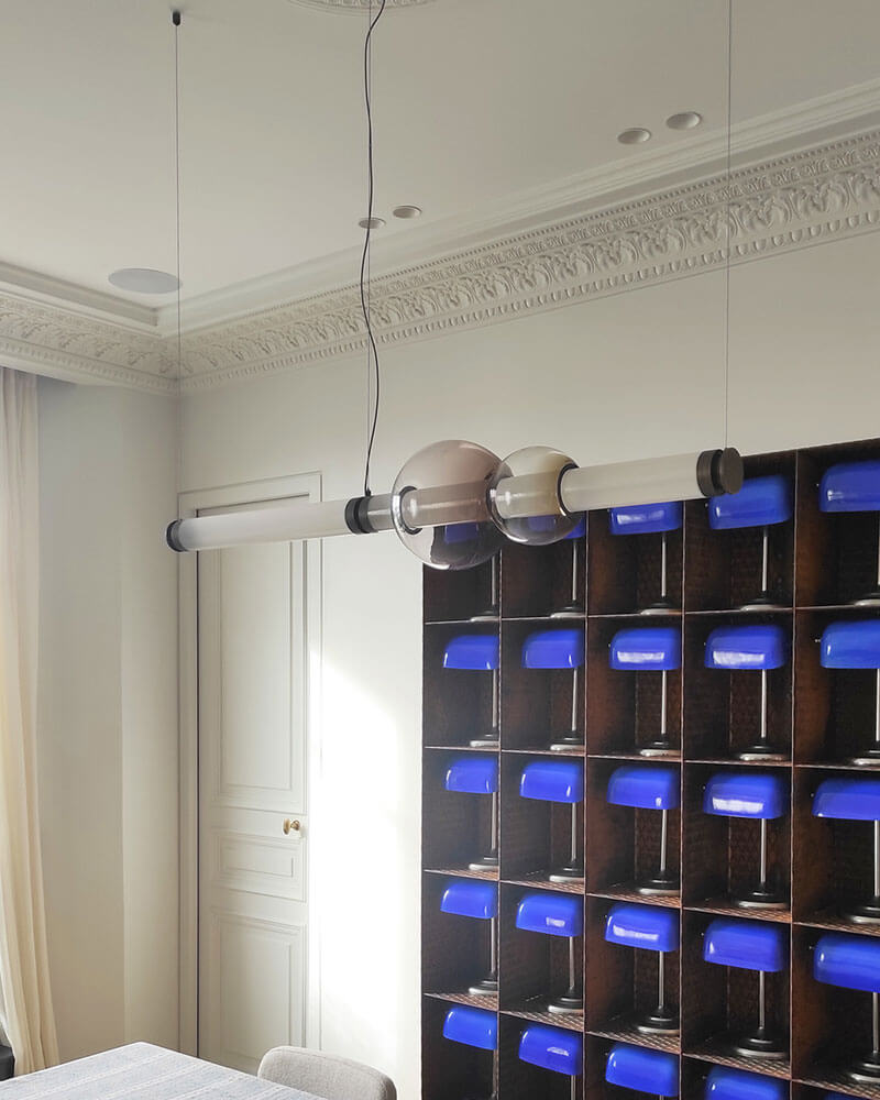 LUNA 1 TIER CHANDELIER par Gabriel Scott