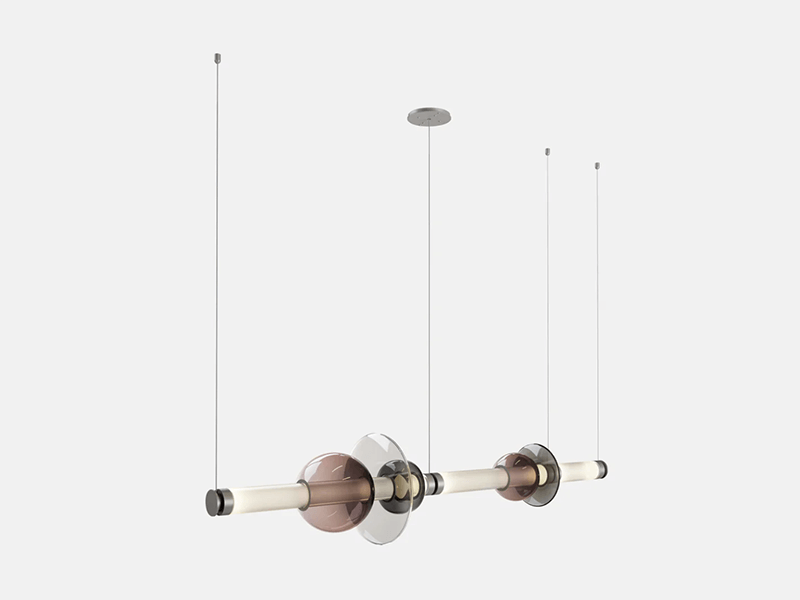 LUNA XL 1 TIER CHANDELIER par Gabriel Scott