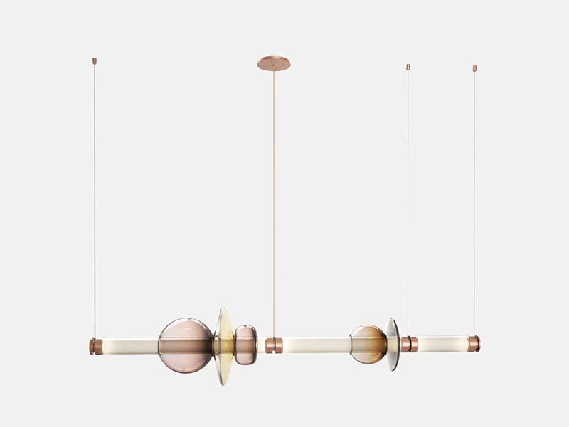 LUNA XL 1 TIER CHANDELIER par Gabriel Scott