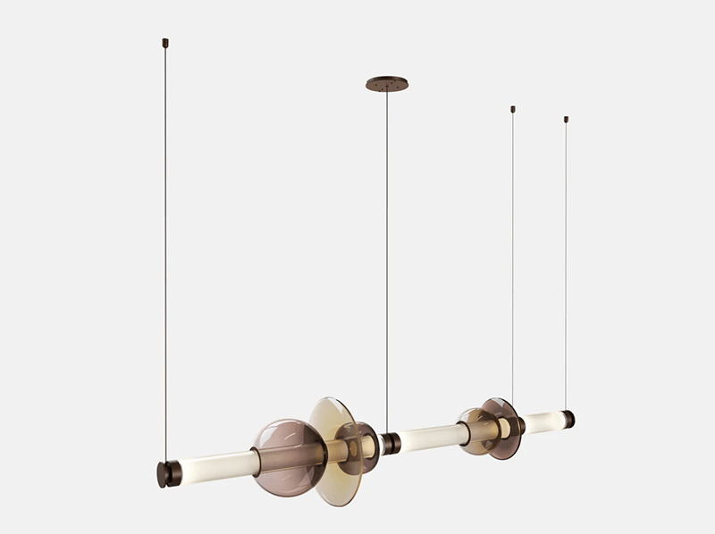 LUNA XL 1 TIER CHANDELIER par Gabriel Scott