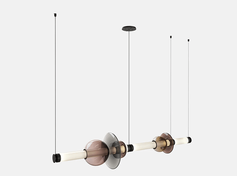 LUNA XL 1 TIER CHANDELIER par Gabriel Scott