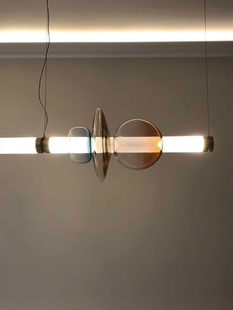 LUNA 1 TIER CHANDELIER par Gabriel Scott
