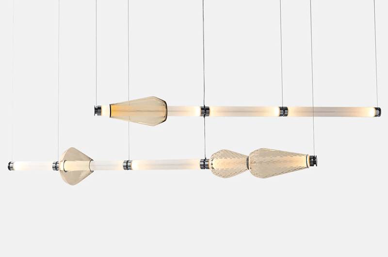 LUNA KALEIDO XL 2 TIER CHANDELIER par Gabriel Scott