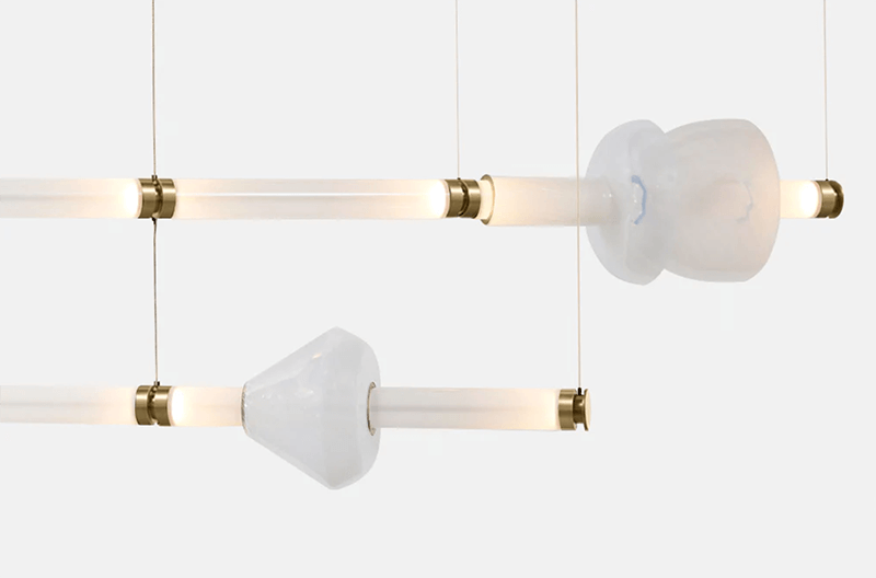 LUNA KALEIDO XL 2 TIER CHANDELIER par Gabriel Scott
