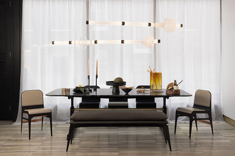 LUNA KALEIDO XL 2 TIER CHANDELIER par Gabriel Scott
