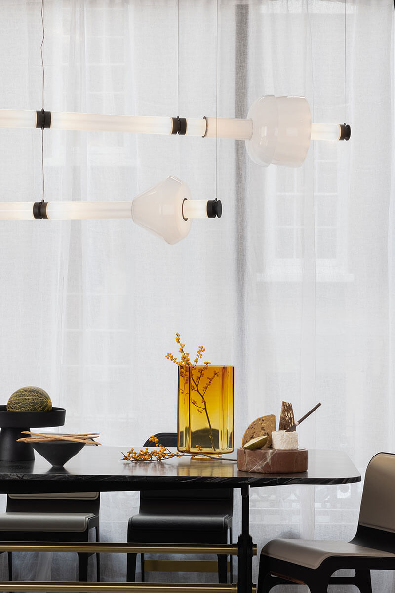LUNA KALEIDO XL 2 TIER CHANDELIER par Gabriel Scott