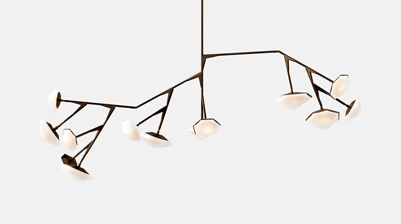 MYRIAD LONG CHANDELIER 13 par Gabriel Scott