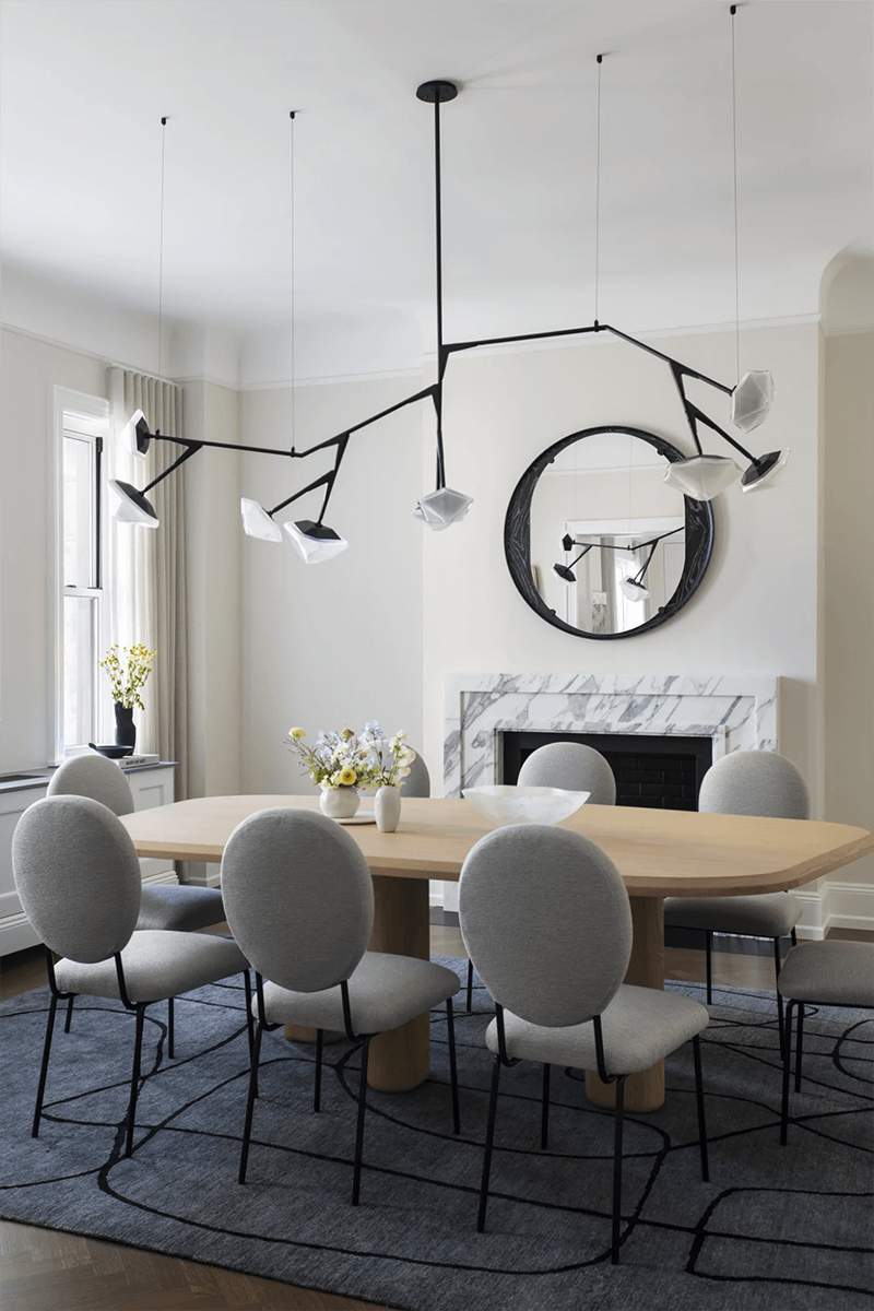 MYRIAD LONG CHANDELIER 9 par Gabriel Scott