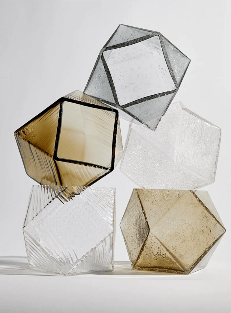 WELLES GLASS SINGLE WALL SCONCE par Gabriel Scott