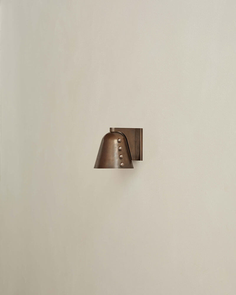 BRASS GEMMA SCONCE, SMALL par IN COMMON WITH