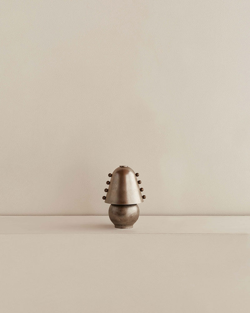 BRASS GEMMA TABLE LAMP, SMALL par IN COMMON WITH