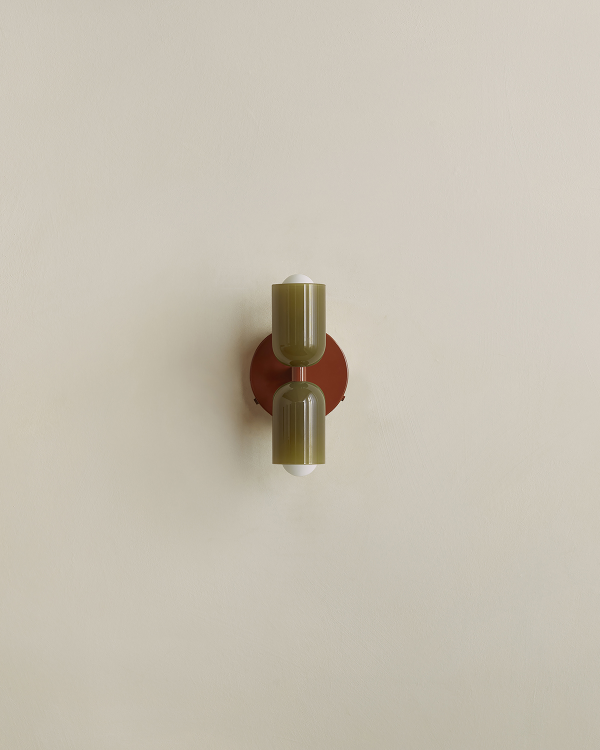 CHROMATIC GLASS UP DOWN SCONCE par IN COMMON WITH